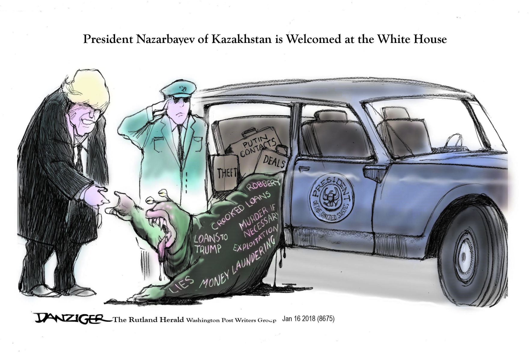 Jeff Danziger cartoon